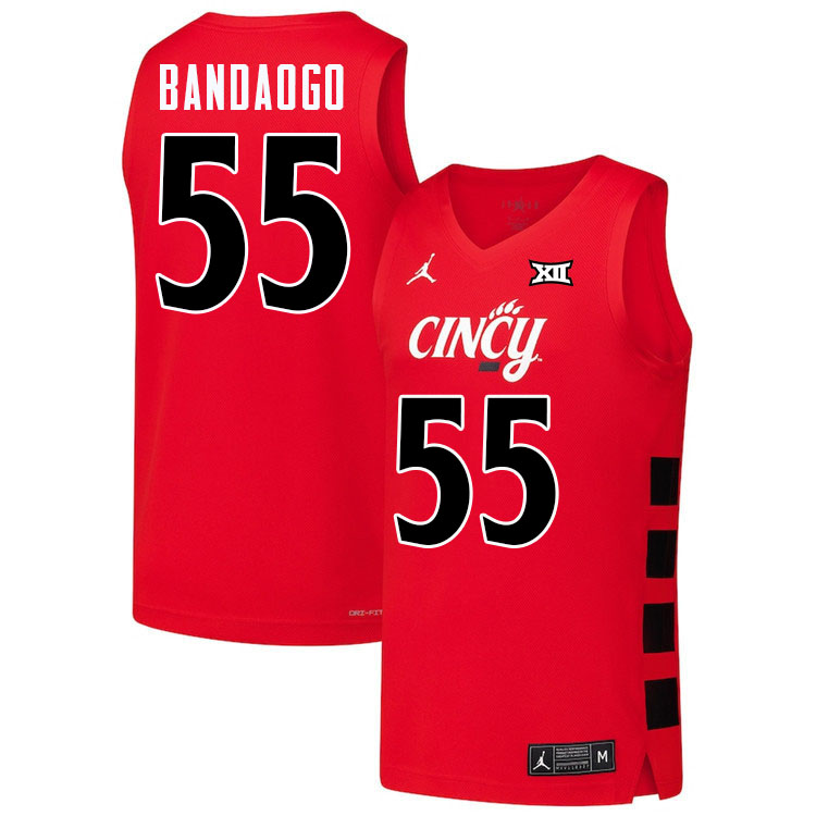 Aziz Bandaogo Cincinnati Jersey,Cincinnati Bearcats #55 Aziz Bandaogo Basketball Jersey Youth-Red